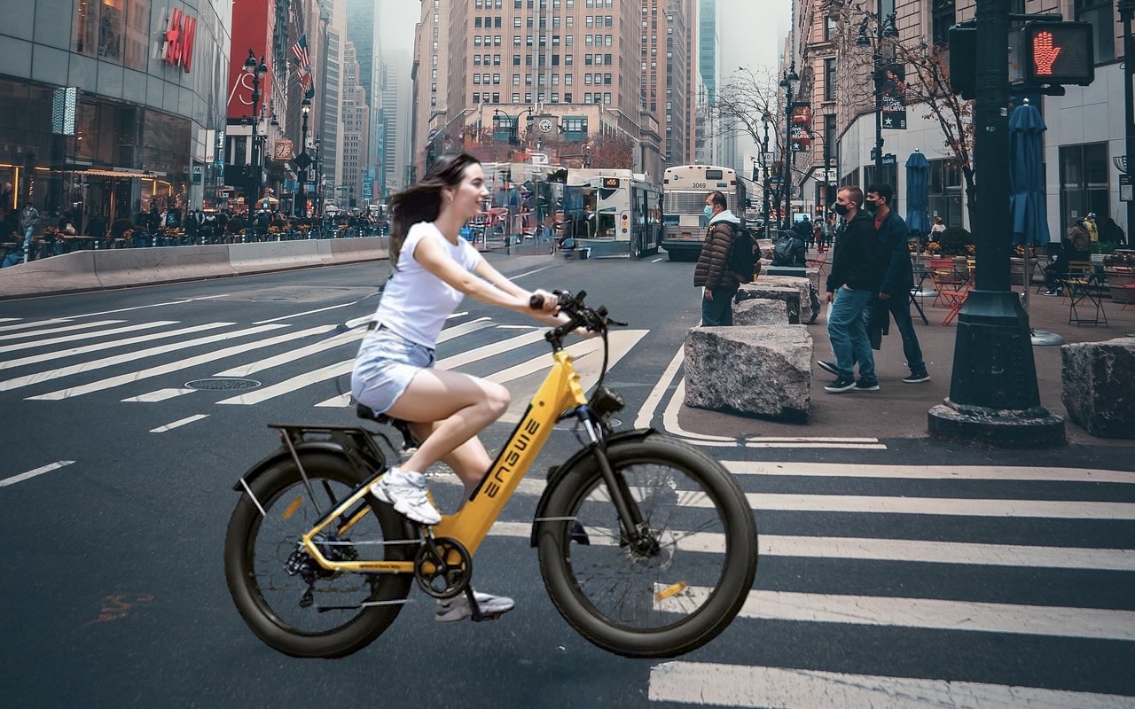 E-bike riding